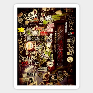 Street Stickers Graffiti Art NYC Magnet